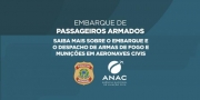 Cartilha sobre o embarque de passageiros armados e despacho de arma de fogo